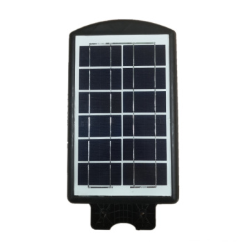 Farola solar moderna con cuentas de lámpara inteligente.